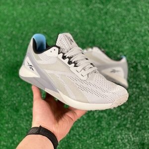 Reebok Nano X1 Low Top Mens Running Training Shoes Gray Blue FZ0635 NEW Multi Sz